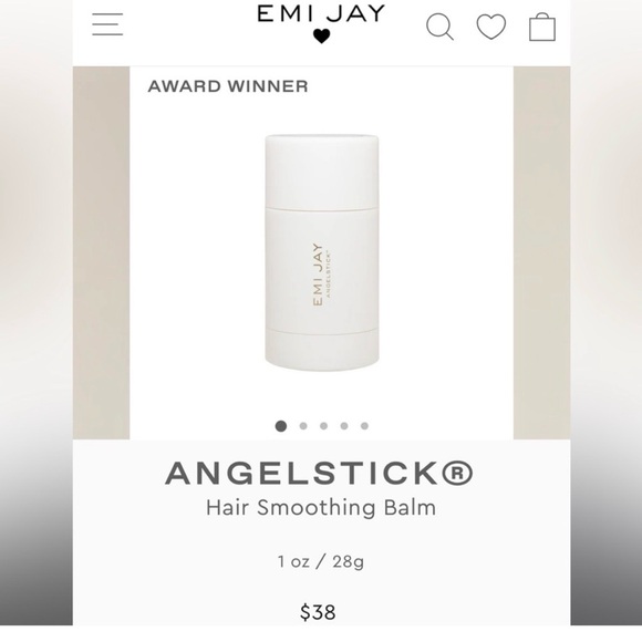 Emi Jay Other - Emi Jay Angelstick Hair Style Smoothing Balm White NEW Tames Flyaways Frizz NEW